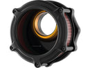 Good Guys 3 Air Cleaner Transparent Cover Gold Insert Anodized Black