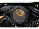 Good Guys 3 Air Cleaner Transparent Cover Gold Insert Anodized Black