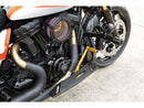 Good Guys 3 Air Cleaner Transparent Cover Gold Insert Anodized Black