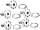 Titanium Floating Rotor Bolt Kit For Front Brake Discs Polished
