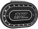 Drilled 117 Oval Airbox Air Cleaner Cover Bi-Color Anodized