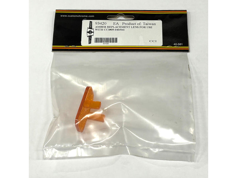 Amber Replacement Lens For CCE 09040 Marker Light Lens