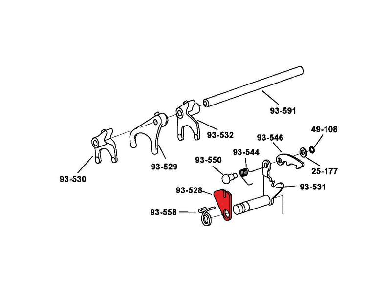 Shift Shaft Centering Plate