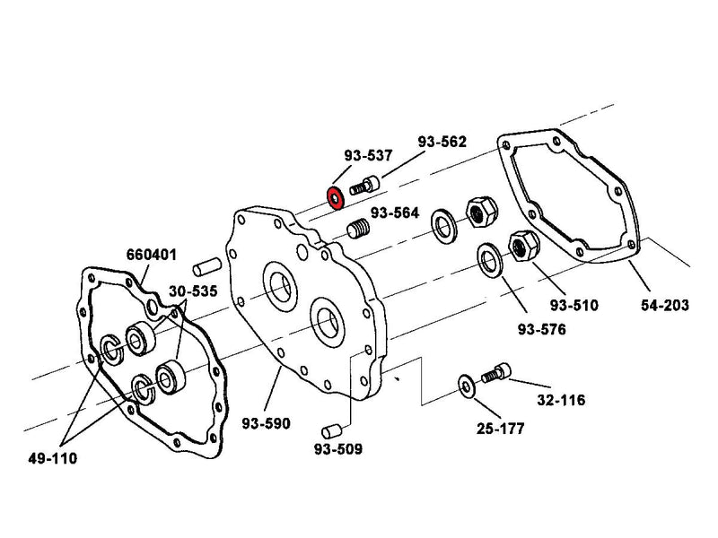 5-Speed Transmission .017 Inch Shiftcam Thrust Washer