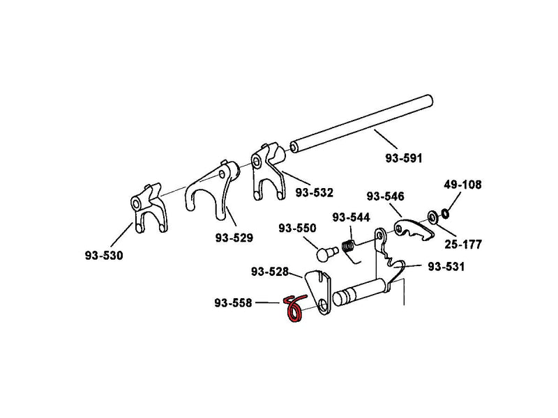 Shifter Shaft Spring