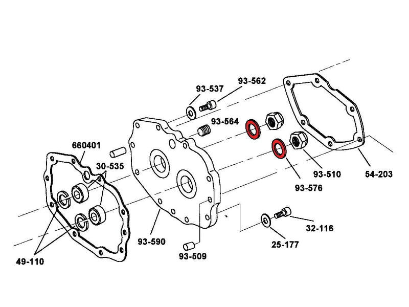 MainShaft & CounterShaft Outer Spacer