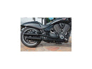 Smooth Slip-On Muffler Black