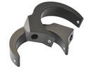 Hammer Turn Signal Clamp Pair Billet Alu Black - DM 56mm