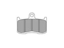 Ferodo Sinter Road Compound Front Brake Pad - 69.8 x 49.6 x 7.1mm