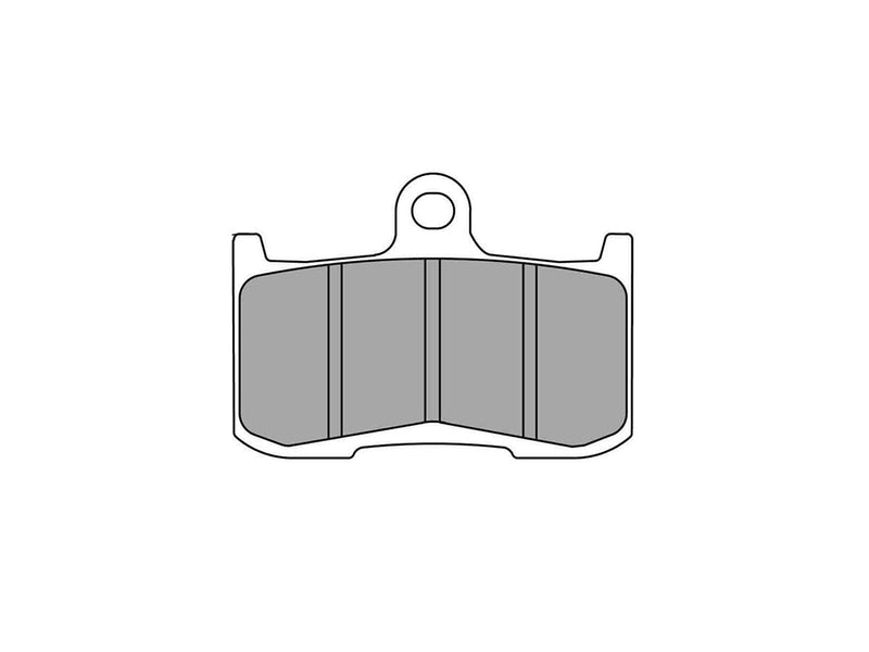 Ferodo Sinter Road Compound Front Brake Pad - 69.8 x 49.6 x 7.1mm