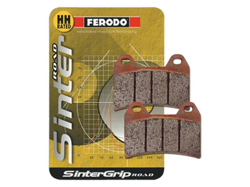 Ferodo Sinter Road Compound Rear Brake Pad - 102.1 x 39.1 x 9.8mm