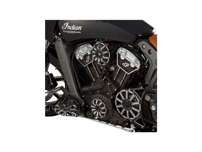 10-Gauge Stator Cover Black Anodized