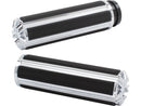 10-Gauge Grips Chrome Throttle By Wire - 7/8 Inch