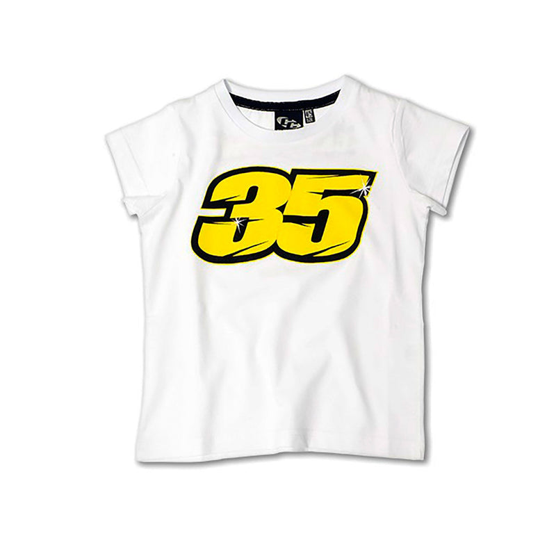 Bi Kids T-Shirt Crutchlow 35 White