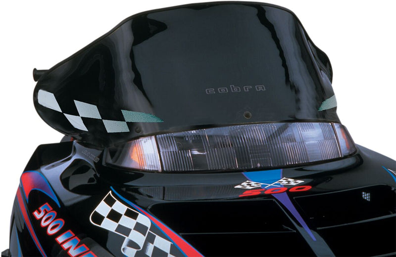 Cobra™ Windshield Black / White For Polaris INDY 440 1998 - 30.5 CM