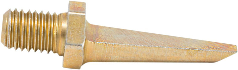 Chisel Tooth Studs Gold - 7 MM