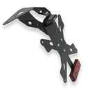Adjustable Number Plate Black For Aprilia