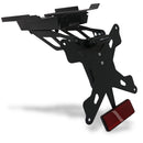 Adjustable Number Plate Black For Ducati Monster 696 796 1100 EVO
