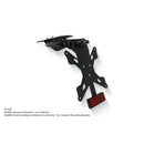 Adjustable Number Plate Black For Ducati Monster / Supersport