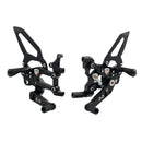 Adjustable Rear Sets RPS "Easy" Series Road And Reverse Shifting Black