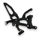 Adjustable Rear Sets RPS Easy Black For Ducati Panigale V4