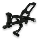 Adjustable Rear Sets RPS Easy Black For Ducati Panigale V4