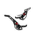 Adjustable Rear Sets Rider Black For Ducati Hypermotard 821 / 939