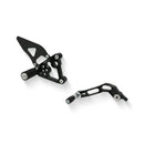 Adjustable Rear Sets Black For Ducati 848 1098 1198