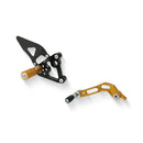 Adjustable Rear Sets Black For Ducati 848 1098 1198