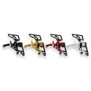 Adjustable Rear Sets Black For Ducati Monster 696 / 796 / 1100