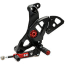 Adjustable Rear Sets Black For Ducati