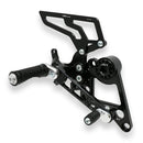 Adjustable Rear Sets Black Hypermotard 796 / 1100