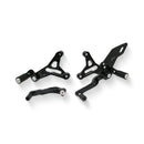 Adjustable Rear Sets Black For MV Agusta Dragster 800