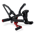 Adjustable Rearsets Black For Ducati Streetfighter V4