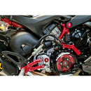 Brake Lines Cover With Fluid Tank Bracket Black For Ducati IFC04