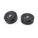 Central Bolt Caps Kit OEM Rearsets Black For Ducati