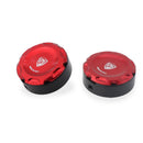 Central Bolt Caps Kit OEM Rearsets Black For Ducati
