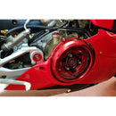 Clear Oil Bath Clutch Cover Black For Ducati