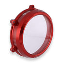 Clear Oil Bath Clutch Cover Black Ducati