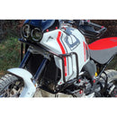 Engine Guard in Steel Tubes Black For Ducati DesertX