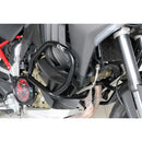 Engine Guard in Steel Tubes Black For Ducati Multistrada V4