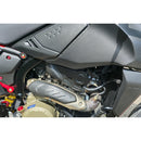 Exhaust Pipe Front Heat Guard Carbon For Ducati Hypermotard 698 Mono