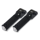 Folding Passenger Footpegs OEM Rearsets Black For Ducati