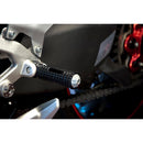 Footpegs Stock Rearsets Driver Black For Ducati MV Agusta