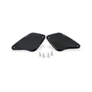 Front Brake And Clutch Fluid Reservoir Caps Streaks Black For Ducati