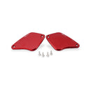 Front Brake And Clutch Fluid Reservoir Caps Streaks Black For Ducati