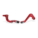 Gear / Rear Brake Levers Kit Slide Black For Ducati Diavel V4