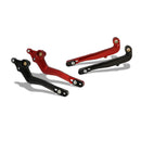Gear / Rear Brake Levers Kit Slide Black For Ducati Hypermotard 950