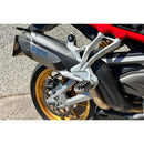 Lower pipes Heat Guard Akrapovic Full System Carbon For Ducati Multistrada V4 2021-2024