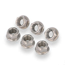Titanium Nuts Ring Gear Silver For Ducati - M8 X 1.25
